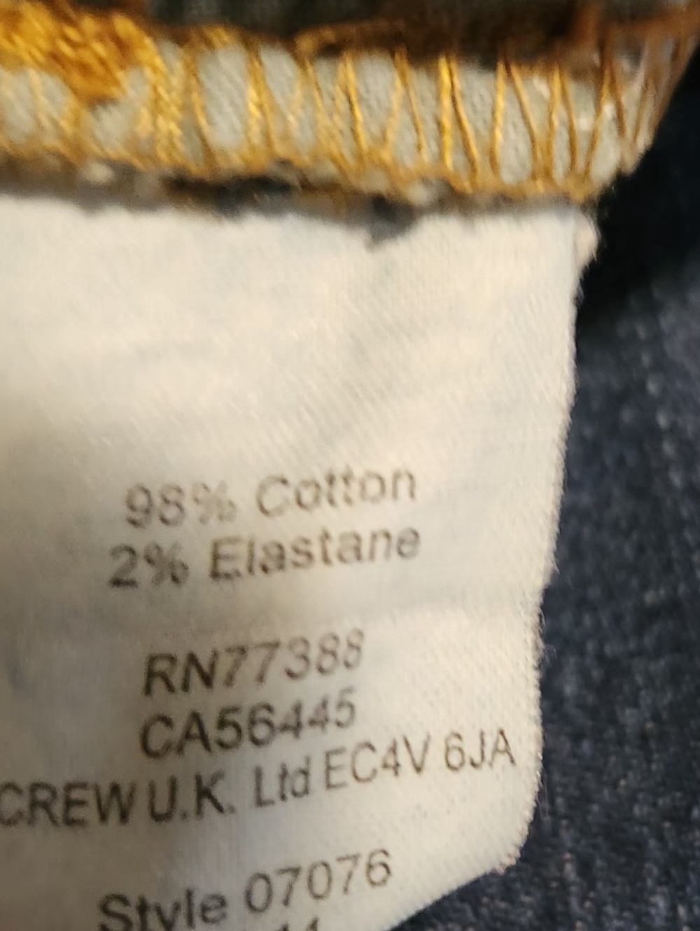 J. Crew Women's Dark Blue Skinny Jeans - Picture 7 of 7